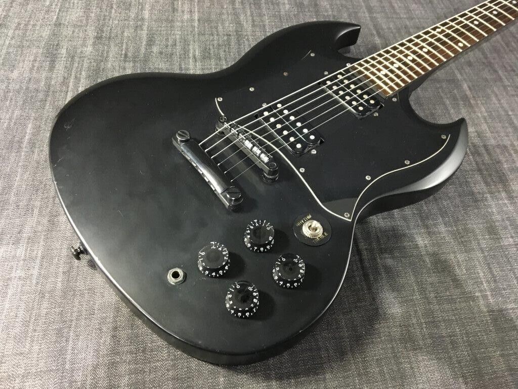 Epiphone SG model G-310 Black Electric Guitar Used Shipping Epiphone SG model G-310 Black Electric Guitar Used Shipping