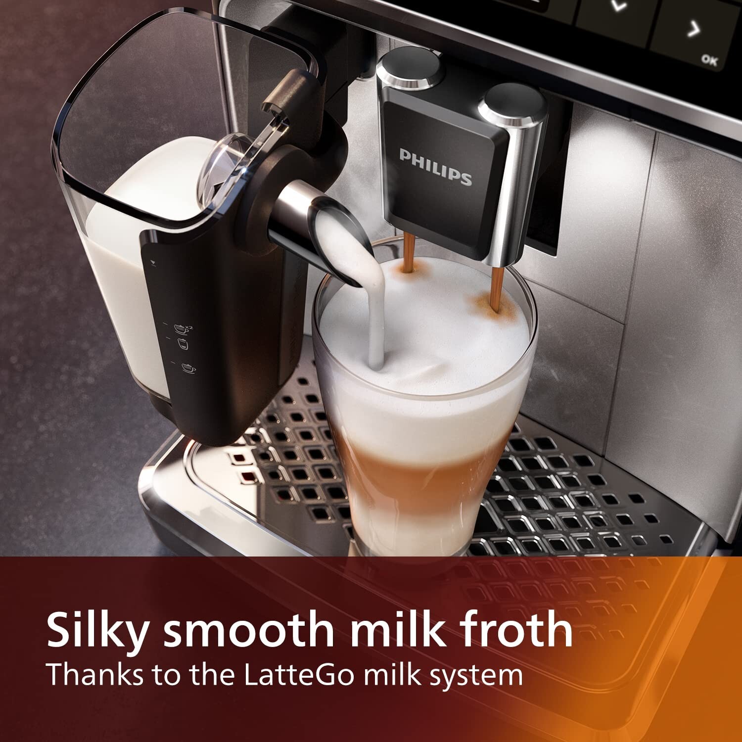Philips 5400 Series EP5441/50 LatteGo Bean Grelly UK