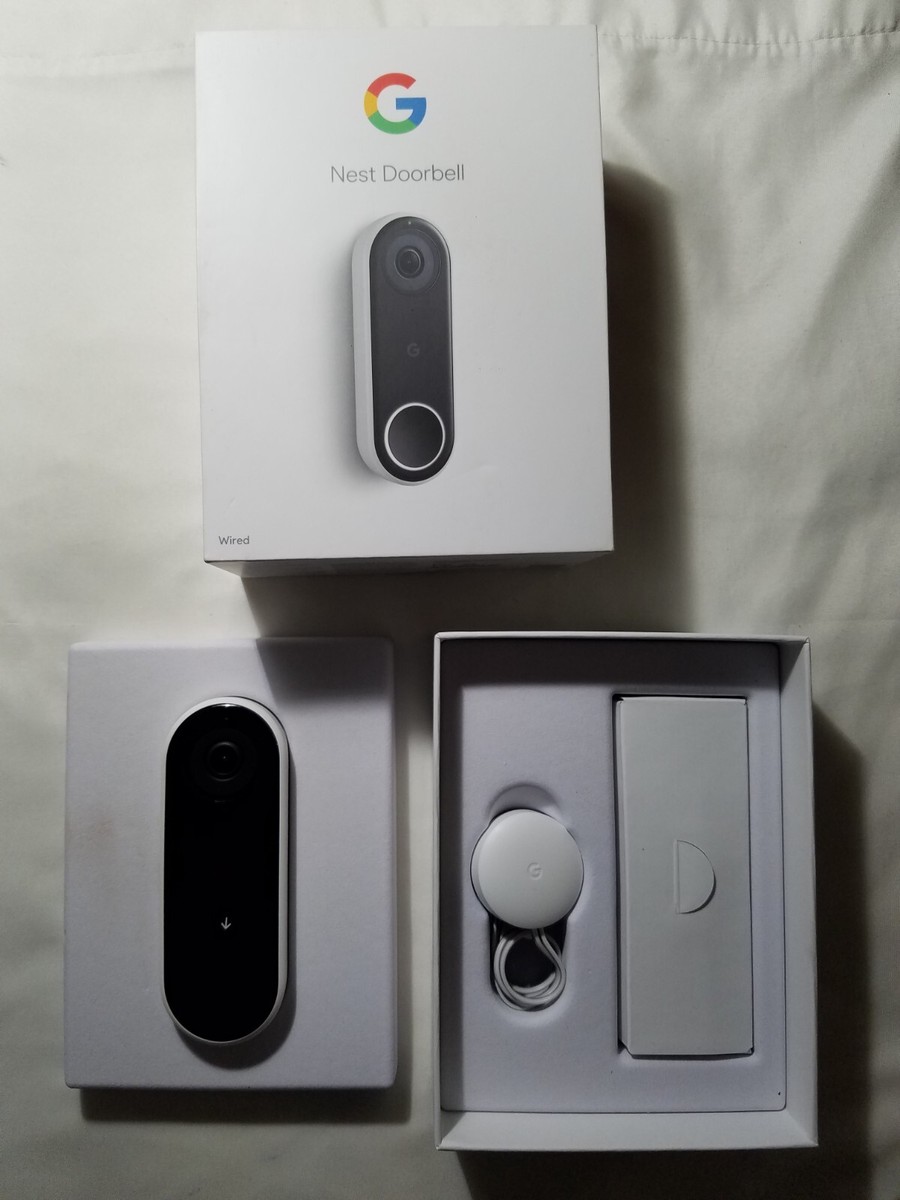 Google Nest Door Cam A0077 NC5100US Hello Video Security