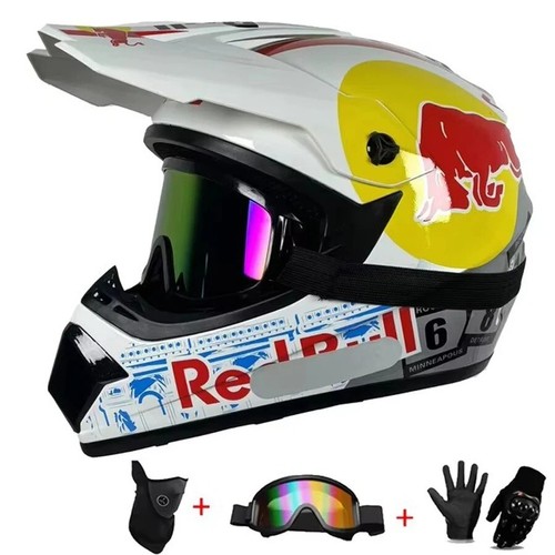Casco motocross fuoristrada adulto ATV MTB DH DOT omologato integrale UK STOCK - Foto 42 di 47