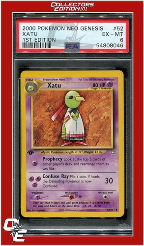 Xatu (1st Edition) graded PSA 6 for sale on eBay