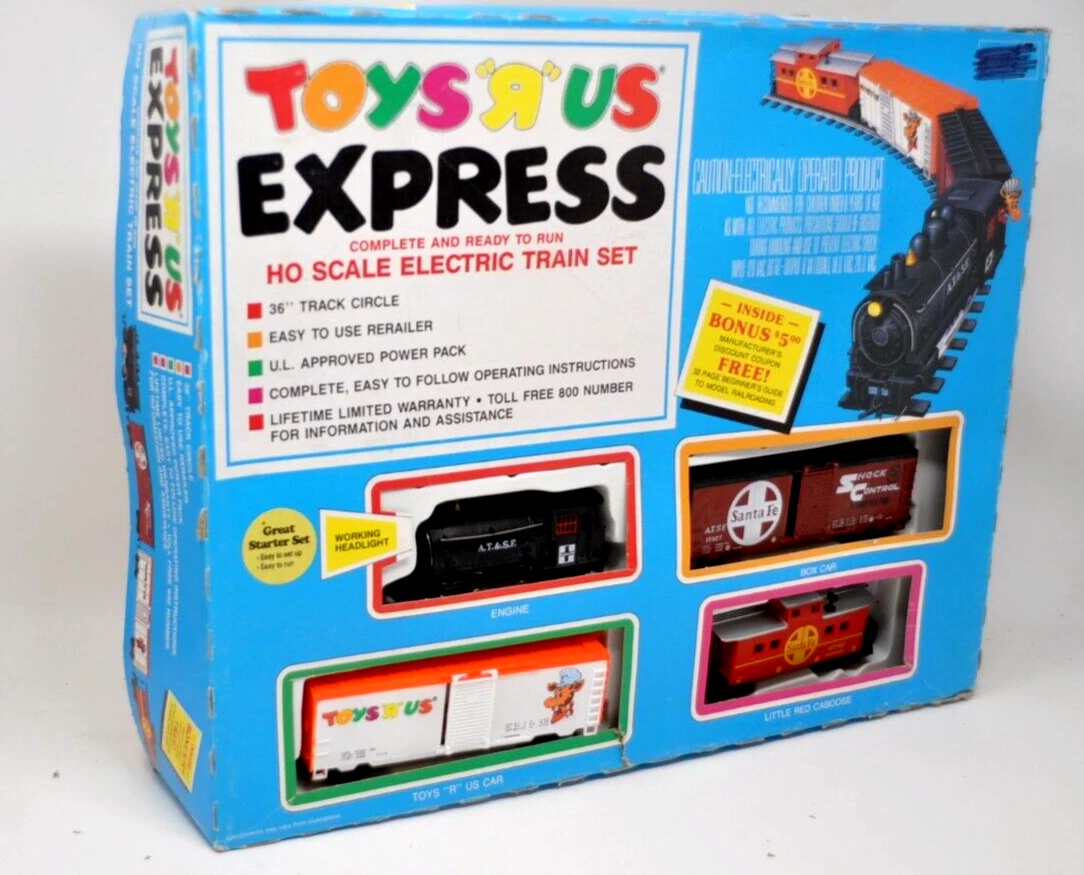 Vtg 1992 Toys R Us Express Ho Scale Electric Train Set 90S Complete **See  Below* | Ebay