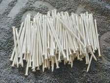 2-1/2" 8d Painted Siding/Panel Nails, Steel White 22oz. (approx 250 Nails)