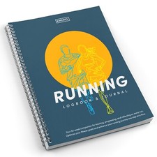 Image of Running Journal A5 (210mm x 148mm) colour inside,wiro bound jogging logboook