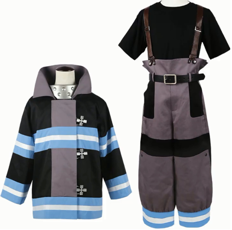  Gegexli Anime Fire Force Cosplay Costumes Shinra