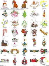 3000+ ASSORTED CHRISTMAS EMBROIDERY MACHINE DESIGNS PES BROTHER DST ON USB DRIVE
