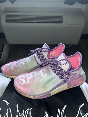 Size adidas Pharrell x NMD Human Race Trail Holi Festival