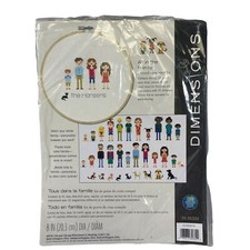 Dimensions 70-35332 All in the Family Counted Cross Stitch Kit - missing needle