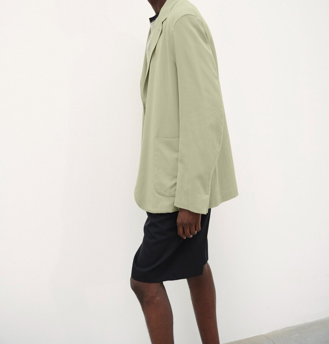 AURALEE HARD TWIST COTTON SILK VIYELLA JACKET from Japan AURALEE HARD TWIST COTTON SILK VIYELLA JACKET from Japan