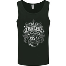 Premium Legend 72nd Birthday 1954 Mens Vest Tank Top