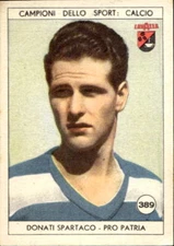 Lavazza 1950 Sports Champions Figure No. 389 Pro Patria Donati