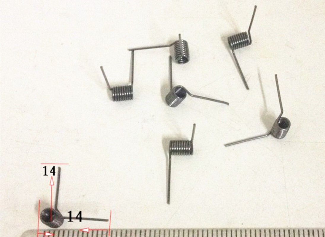 New 10pcs Wire diameter 0.5mm torsion spring Torsion spring eBay