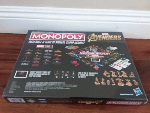 SEALED Monopoly Avengers BRAND NEW E6504
