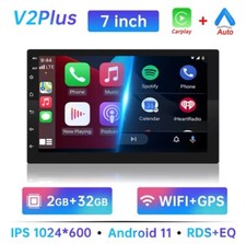 Autoradio Android 11 2 Din 7''/9''/10'' GPS WIFI Car Audio 32G CarePlay