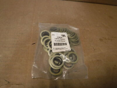 Pack of 50 Service Champ Oil Plug Gasket Metal/Rubber 14MM