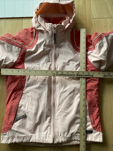 Girls REI Soft-shell and Fleece 2-in-1 Snow Jacket Size Large 12/14 Salmon Pink - Picture 8 of 10