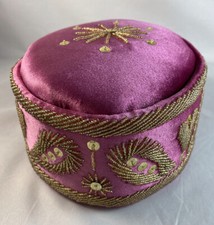 AFRICAN Traditional Men s Chieftaincy Wedding Igbo Yoruba Embroidery Hat 24