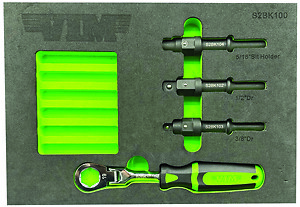 VIM TOOLS S2BK100 4-Piece Shake-2-Break Air Hammer Set NEW
