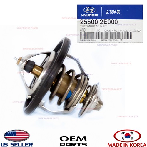 Genuine Engine Coolant Thermostat ⭐OEM⭐ 1.8L 2.0L Hyundai Kia *See