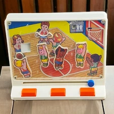 VTG Tomy Shorty Shooters Basketball Game Arcade Wind Up Nostalgic 1978 Hong Kong