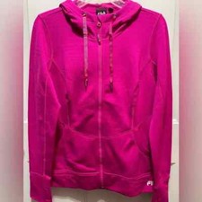 FILA hot pink long sleeve full zip running jacket. Size medium. NWOT