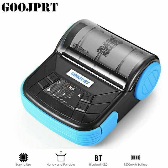 Mini 58mm Handheld Bluetooth Wireless Pocket POS Thermal Receipt Label Printer - Image 2 of 4