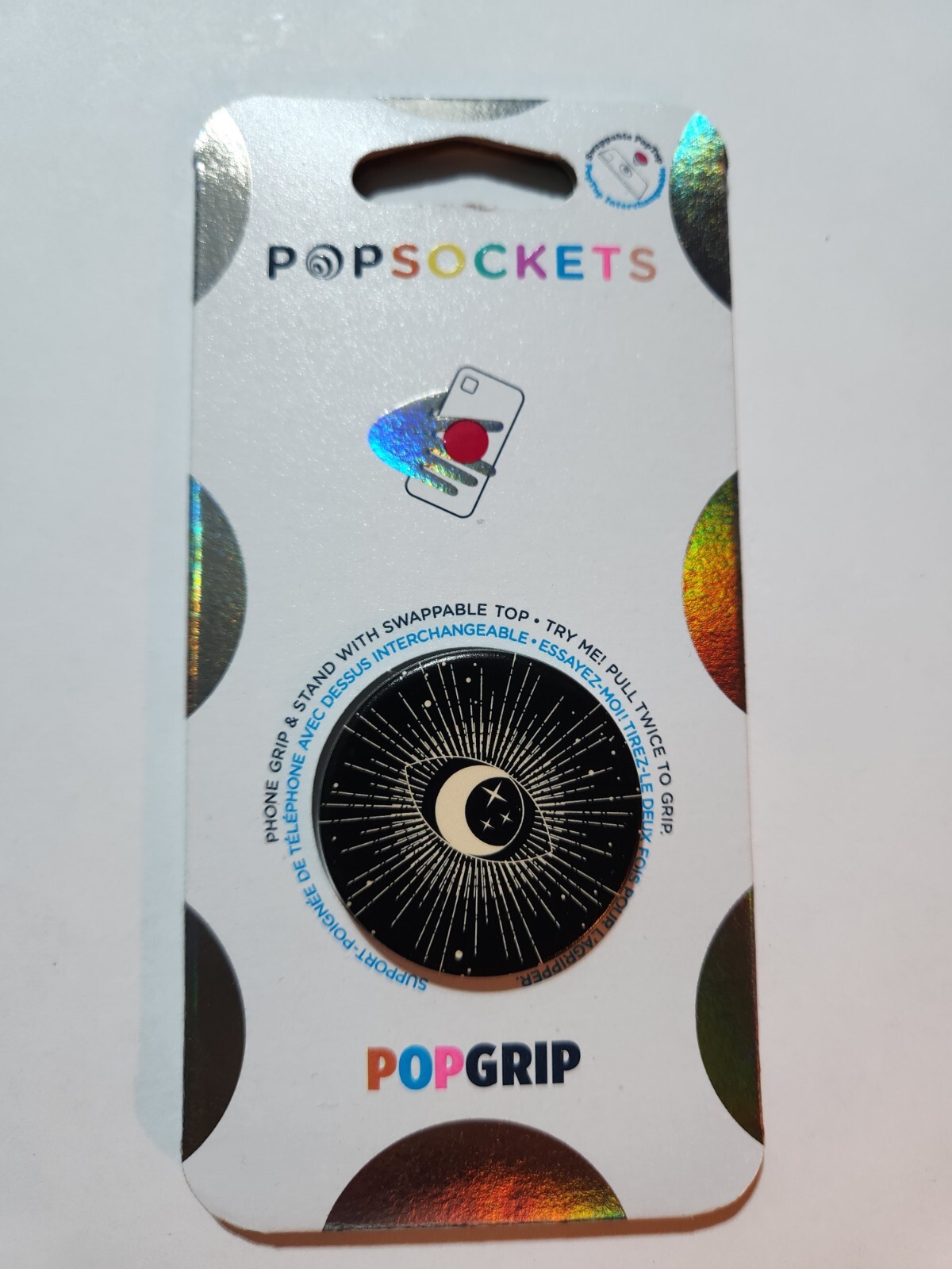 PopSocket PopGrip Collapsible Stand Universal Phone Tablet Holder All Seeing-image