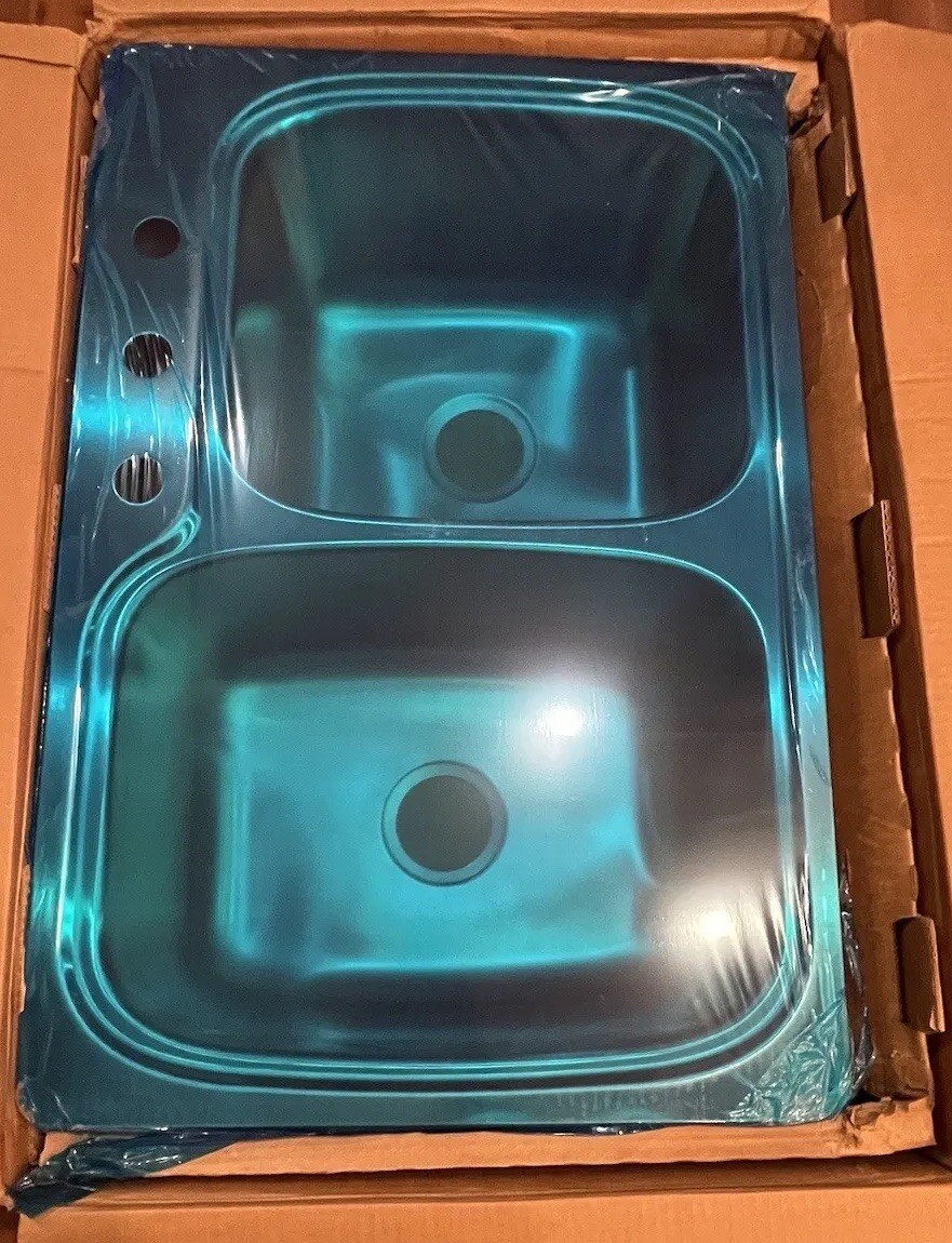 Kohler 75791-3-NA Verse Double Bowl Kitchen Sink Stainless
