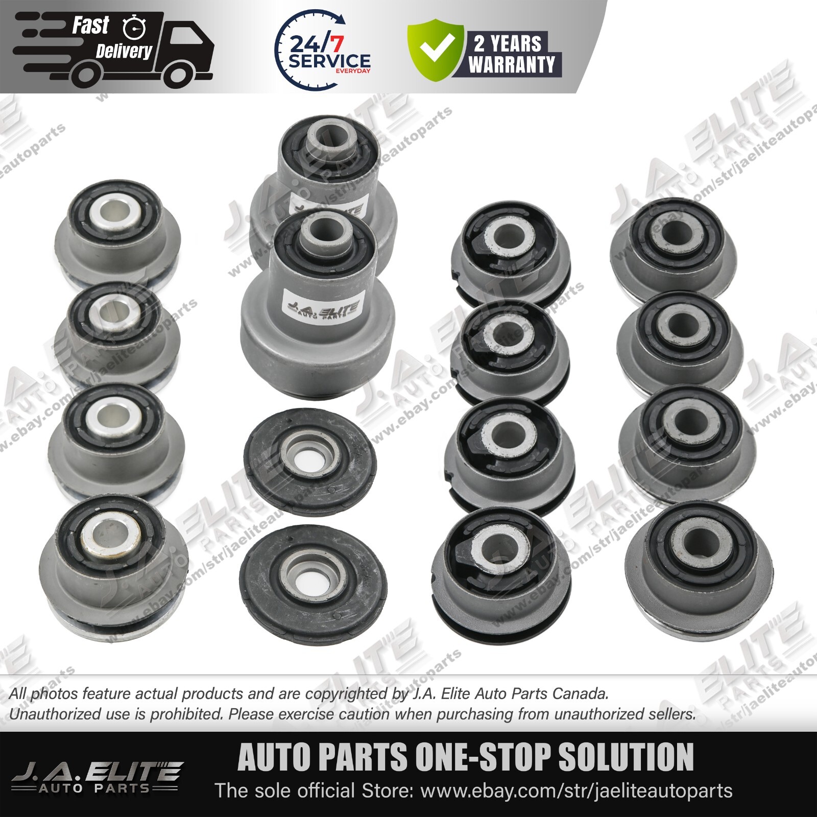 Front Upper & Lower Control Arm Bushing Kit 🚀 Maserati Quattroporte GT GC