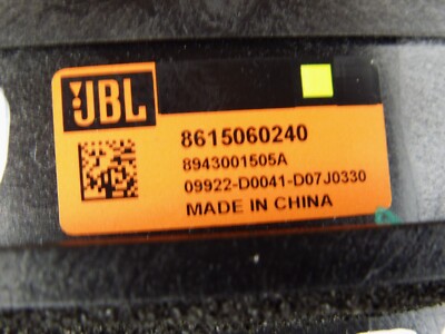 Toyota Land Cruiser J150 front door speaker JBL 8615060240 86150