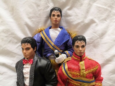 3 x vintage Michael Jackson Dolls. Billie Jean, American Music