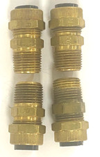 PARKER STRAIGHT ADAPTER MALE COMPRESSION CONNECTOR SIZE- 1/2" 3/8" OAL OF 1-1/2"