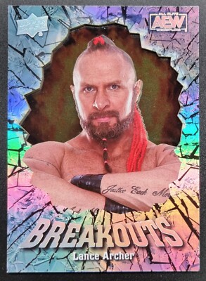 2022 AEW Breakouts Lance Archer Trading Card Upper Deck Mint #70667