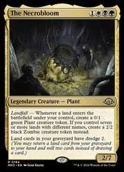 The Necrobloom 194 Rare Modern Horizons 3 Foil