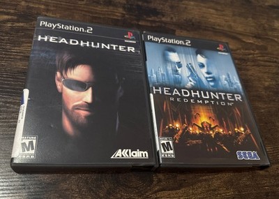 Headhunter & Headhunter:Redemption Sony PS2,2002,2004 Blockbuster Cases NoManual