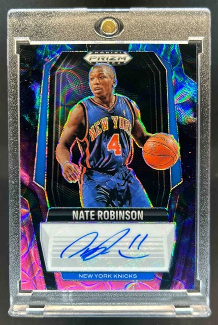 2024-25 Prizm Black Nate Robinson Signatures Nebula FOTL Prizms Auto #1/1 Knicks