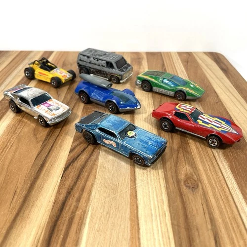 Hot Wheels Redline Vntg Lot -7- Stocker Mongoose Charge Stingray Rocket Bye Baby