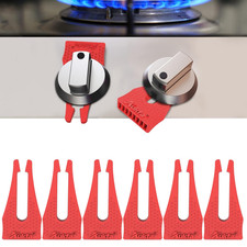 Stove Knobs Locks for Child Safety 6 Pack , Baby Safety Gas Oven Knob Covers St
