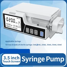 3.5 Inch Syringe pump Touch Screen Stackable Type Human / VET LE SP02 Infusion