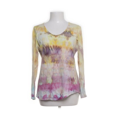 Trigema, Langarmshirt, Größe: M, Mehrfarbig, Bio-Baumwolle, Batik, Damen #7OS