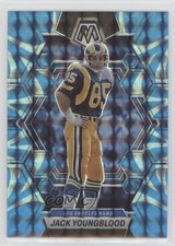 2023 Panini Mosaic Reactive Blue Mosaic Prizm Jack Youngblood #142 HOF 11yh