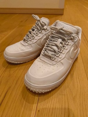NIKE Lunar Force 1 Duckboot Low 25.5cm Mens Used Damaged Shoes