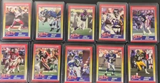 1990 Score All Pro 10 Card Lot Set. Ungraded (Fresh Pack)