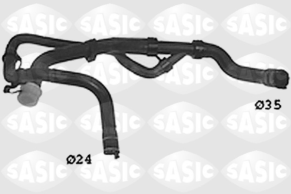 ✅Fits SASIC SWH0490 LOWER RADIATOR HOSE  ⭐UK Seller⭐