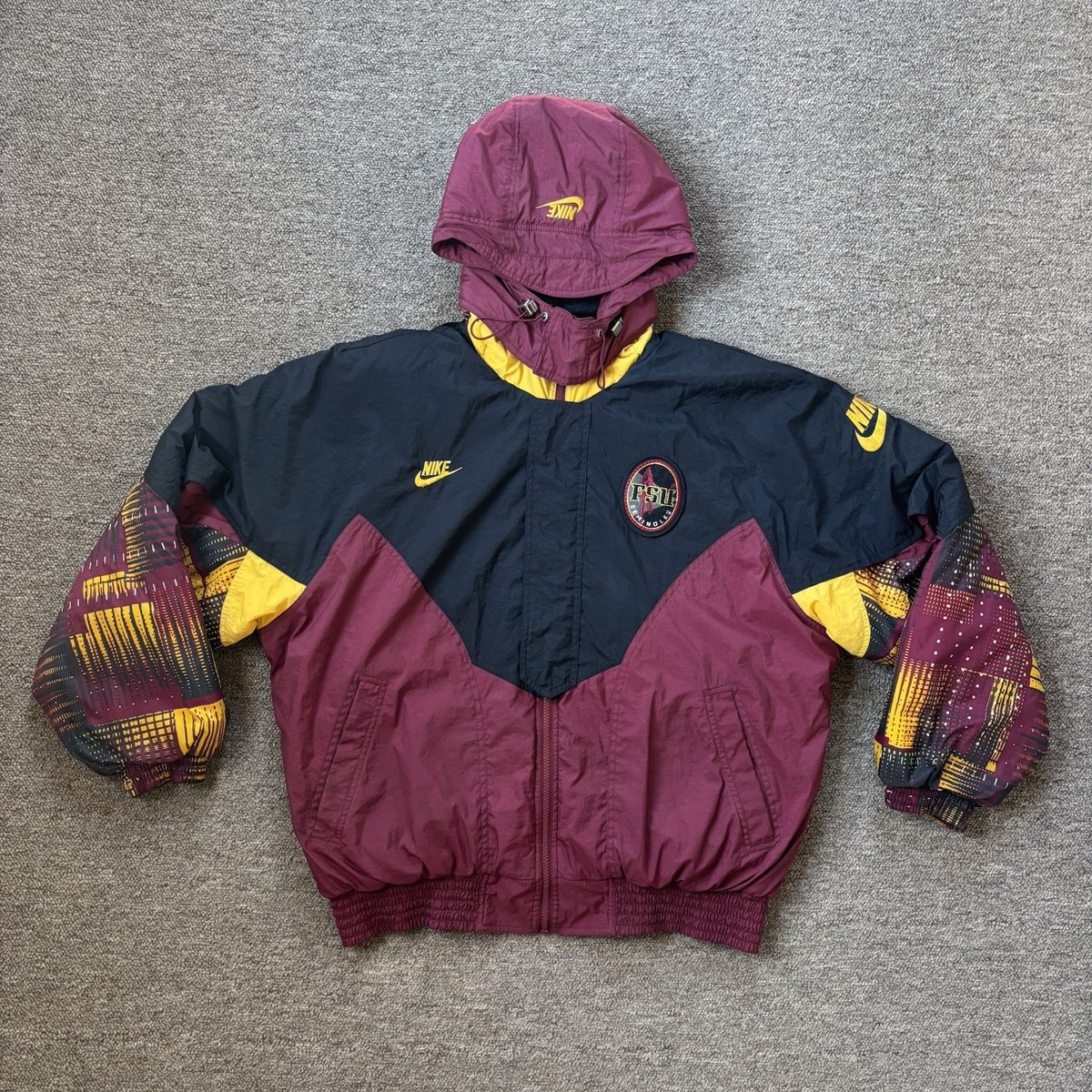 Vintage Nike Florida State University Seminoles Team Sports Puffer