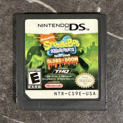 THQ SpongeBob SquarePants: Nicktoons Globs of Doom Nintendo DS 2008 E NTSC