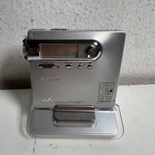 Sony Walkman MZ-N10 Net MD Silver Portable MiniDisc Player Recorder - Untested
