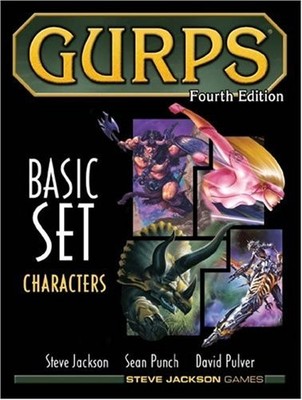 GURPS BASIC SET: CHARACTERS, FOURTH EDITION By Steve Jackson & David Pulver NEW