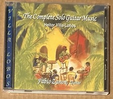 Complete Solo Guitar Music Villa-Lobos Fabio Zanon MusicMasters Classics CD V.G.