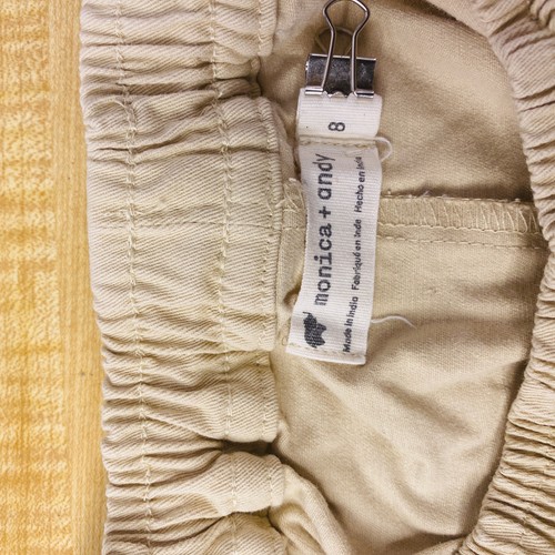 Monica + Andy Organic Everyday Twill Shorts Size 8 Khaki - Picture 5 of 5